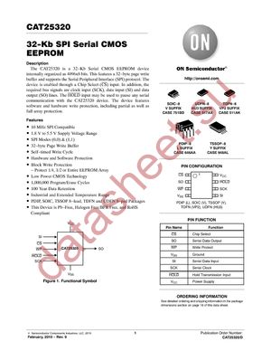 CAT25320YI-GT3 datasheet  